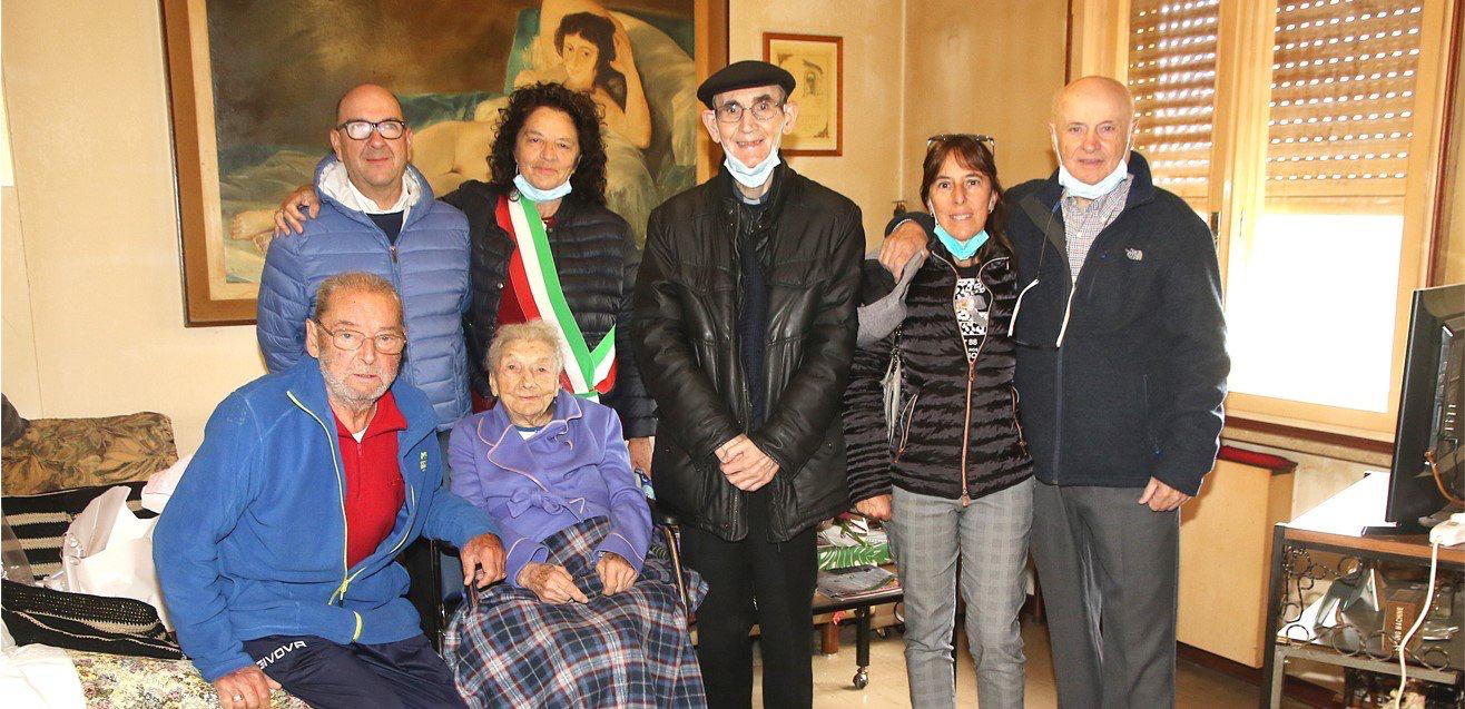 Immagine per Maria Luigia Comar spegne le 100 candeline, festa a Turriaco